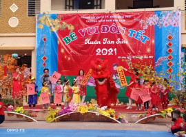 CÔ TRÒ TRƯỜNG MẦM NON HIM LAM VUI ĐÓN TẾT XUÂN  TÂN SỬU 2021